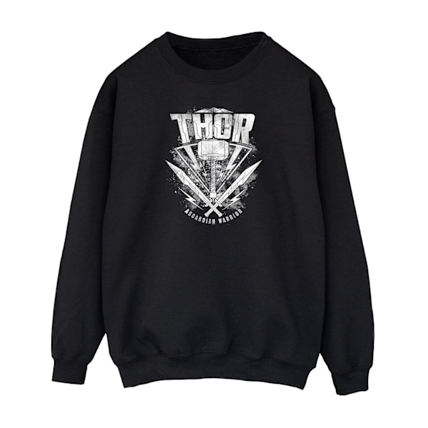 Thor: Ragnarok Herr Hammer Logo Sweatshirt XL Svart Black XL