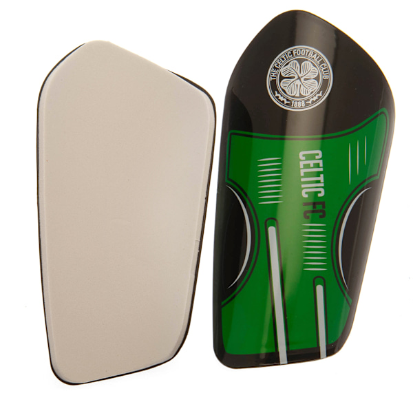 Celtic FC Barn/Barn Slip-In Shin Guards En Storlek Grön/Vit Green/White/Black One Size
