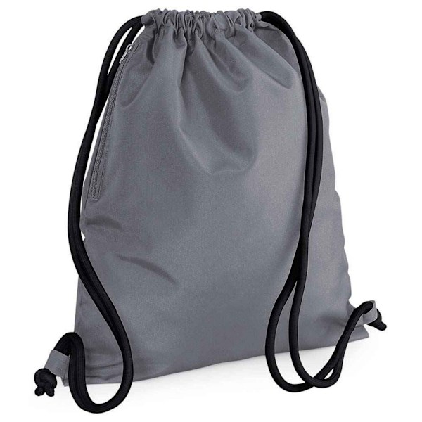 Bagbase Icon dragsnöre väska One Size Graphite/Black Graphite/Black One Size