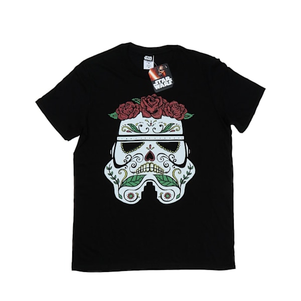 Star Wars Stormtrooper Day Of The Dead T-shirt M Svart Black M