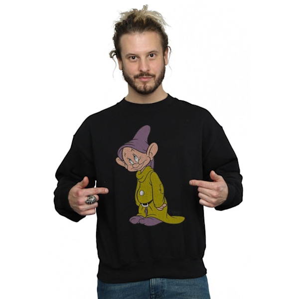 Disney Classic Dopey Sweatshirt för män, 3XL, svart Black 3XL