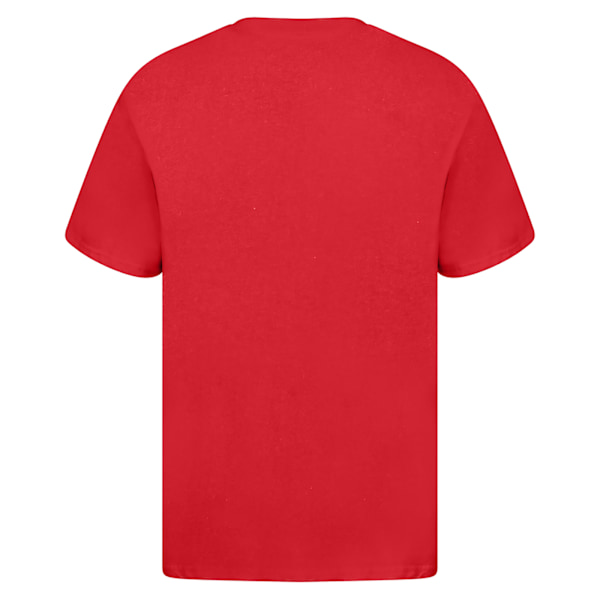 Casual Classics Premium Ringspun T-shirt för män 2XL Röd Red 2XL