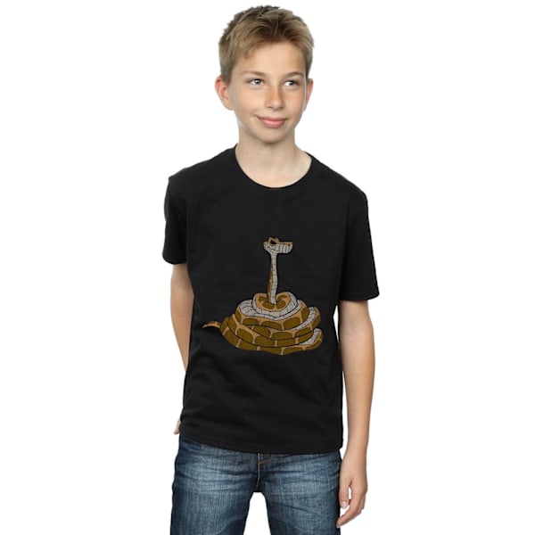 Disney Boys The Jungle Book Classic Kaa T-shirt 12-13 år Svart Black 12-13 Years