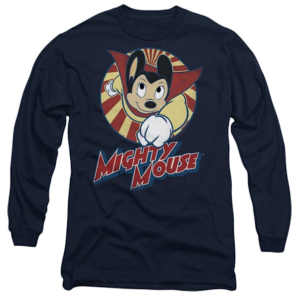 Mighty Mouse Unisex Vuxen The One The Only T-Shirt L Marinblå Navy L