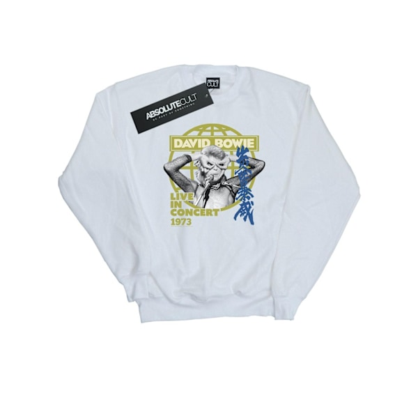 David Bowie Boys Live In Concert Sweatshirt 12-13 År Vit White 12-13 Years