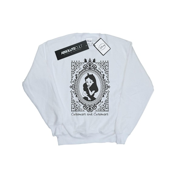 Disney Boys Alice In Wonderland Frame Sweatshirt 7-8 år Vit White 7-8 Years