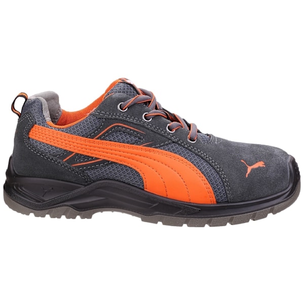 Puma Safety Omni Flash låga snörskor för män, 11 UK, orange Orange 11 UK