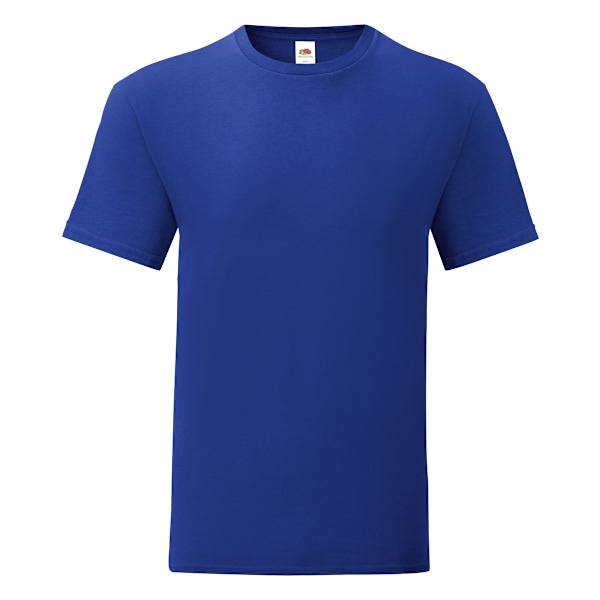 Fruit Of The Loom Iconic T-shirt för män (5-pack) 3XL koboltblå Cobalt Blue 3XL