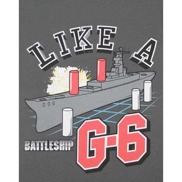 Goodie Two Sleeves Dam/Damer Battleship Like A G6 T-Shirt M Charcoal M