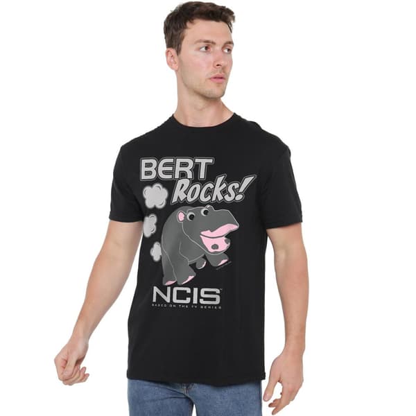 NCIS Herr Bert Rocks T-Shirt L Svart Black L