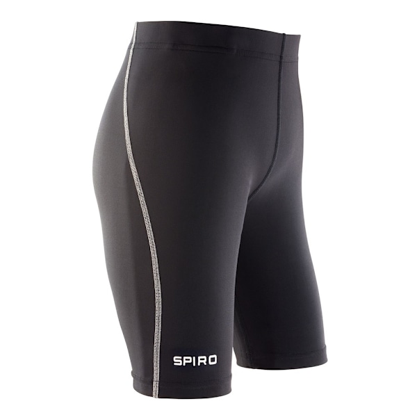 Spiro Barn/Barn Bodyfit Baslager Shorts 8-9 År Svart Black 8-9 Years