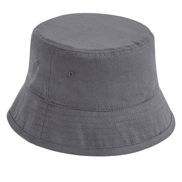 Beechfield Unisex Vuxen Organisk Bomull Bucket Hat S-M Grafit Graphite Grey S-M