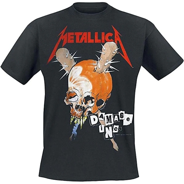 Metallica Unisex Adult Damage Inc Back Print T-Shirt M Svart Black M