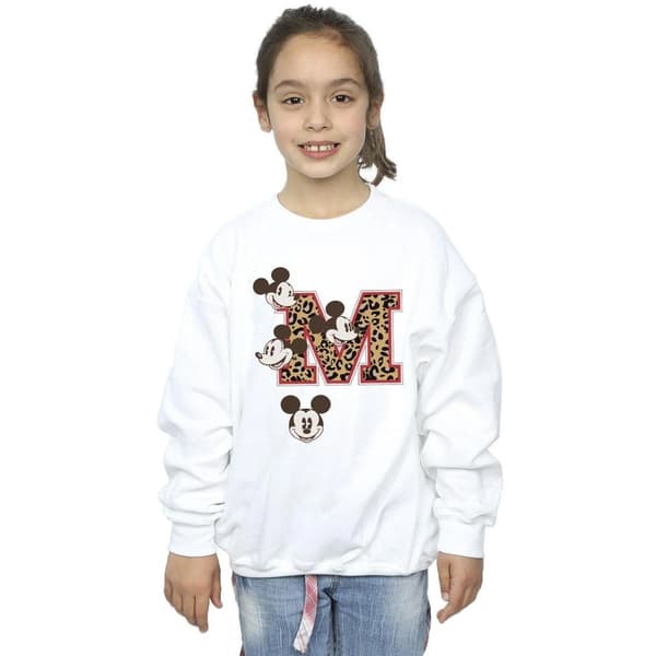Mickey Mouse Herr M Ansikte Tröja XL Vit White XL