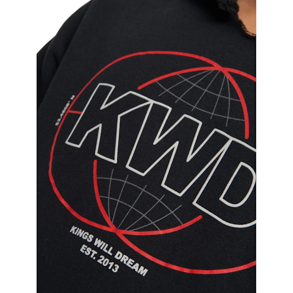 Kings Will Dream Boys Orbital Hoodie 13-14 år Jet Black Jet Black 13-14 Years