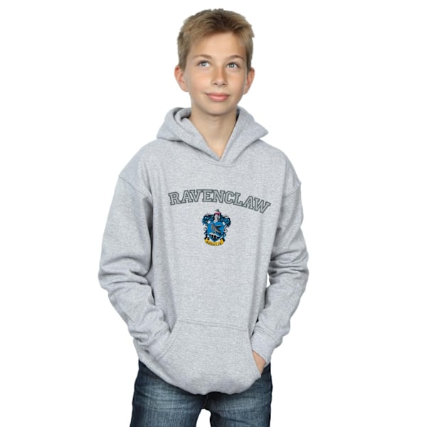 Harry Potter Pojkar Ravenclaw Crest Hoodie 5-6 År Sports Grey Sports Grey 5-6 Years