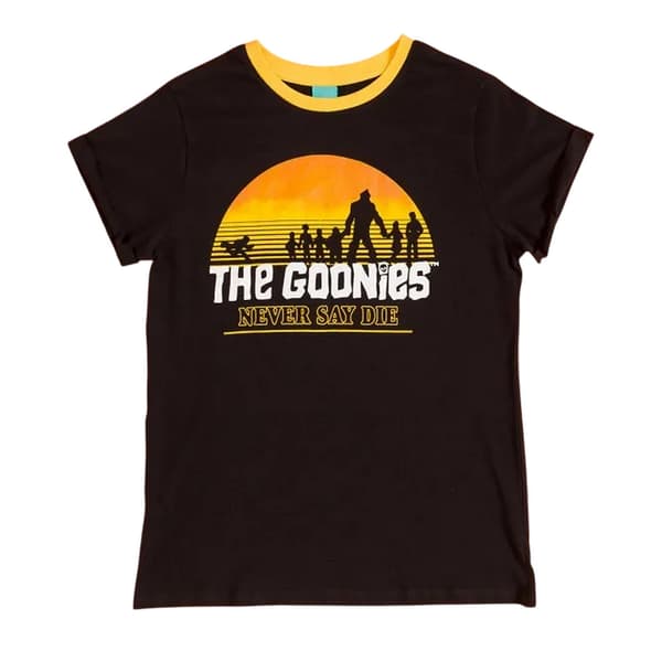 The Goonies Pyjamas för kvinnor/damer Never Say Die 3XL Svart Black 3XL