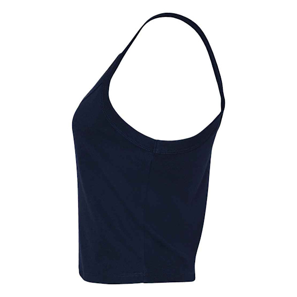 Bella + Canvas Dam/Damer Micro-Rib Spaghettiband Linne Solid Navy Blend 22 UK - 24 UK