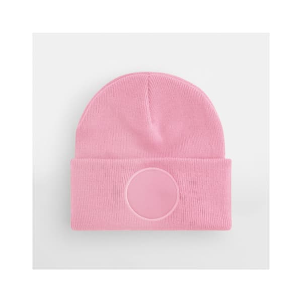 Beechfield Unisex Vuxen Patch Mössa En Storlek Dämpad Rosa Dusky Pink One Size