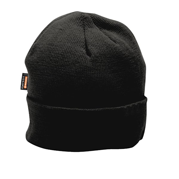 Portwest Unisex Vuxen Stickad Mössa One Size Svart Black One Size