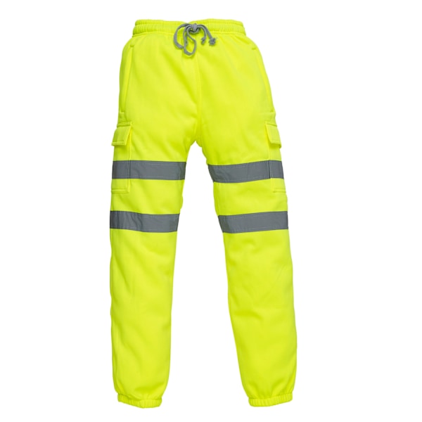 Yoko Unisex Hi-Vis Joggingbyxor L Gul Yellow L