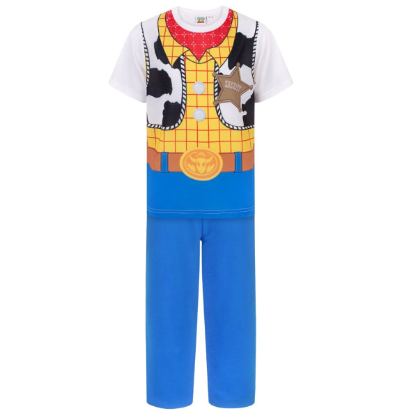 Toy Story Boys Woody Long Pyjamas Set 7-8 år Flerfärgad Multicoloured 7-8 Years