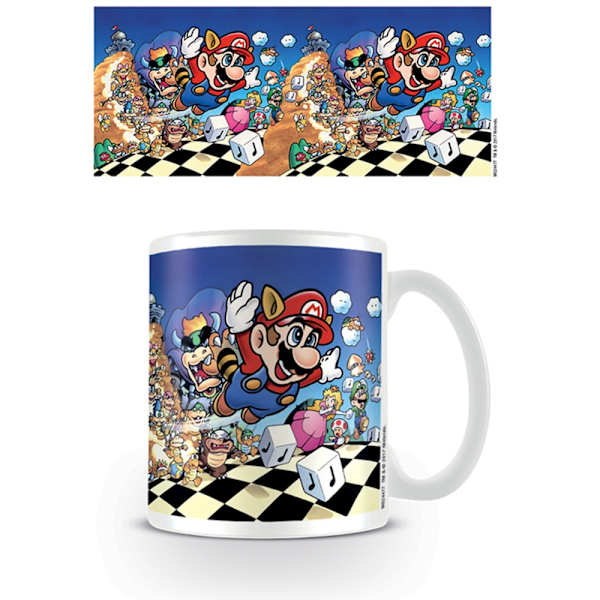 Super Mario Art Mug En Storlek Flerfärgad Multicoloured One Size