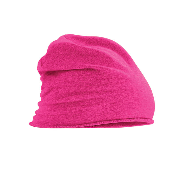 Beechfield Unisex Jersey Beanie i storlek Fuchsia Fuchsia One Size