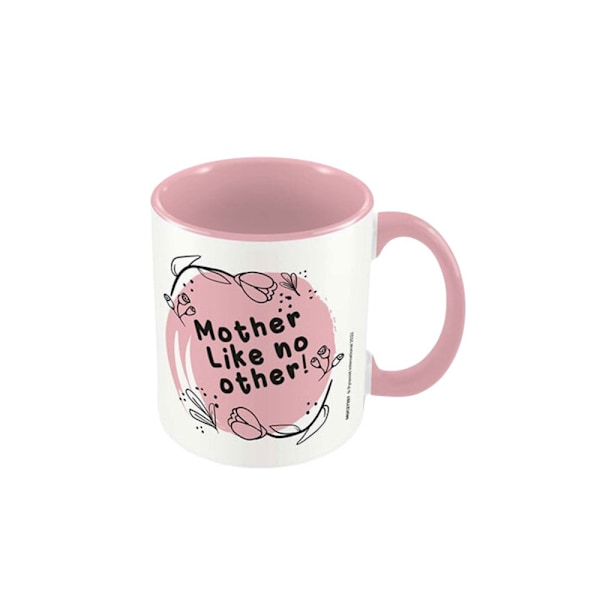 Pyramid International Mother Like No Other Kontrast Mugg En Storlek White/Pink One Size