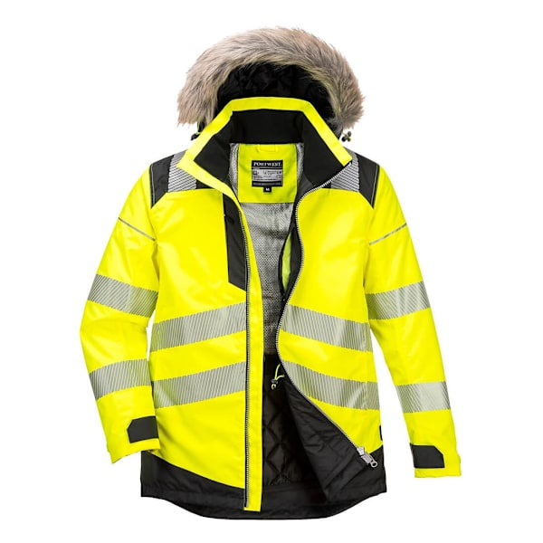 Portwest Herr PW3 Hi-Vis Vinterjacka 5XL Gul/Svart Yellow/Black 5XL