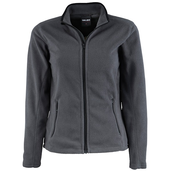 Tee Jays Dam/Dam Full Zip Active Lättvikts Fleece Jacka Dark Grey L