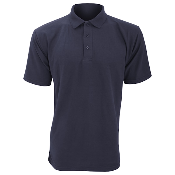 UCC 50/50 Herr Pique Kortärmad Polotröja 4XL Marinblå Navy Blue 4XL