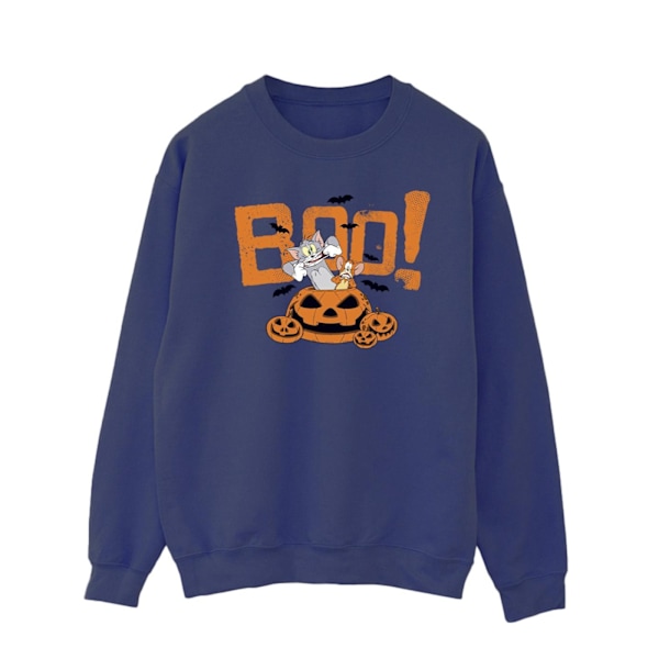 Tom & Jerry Herr Halloween Boo! Sweatshirt M Marinblå Navy Blue M