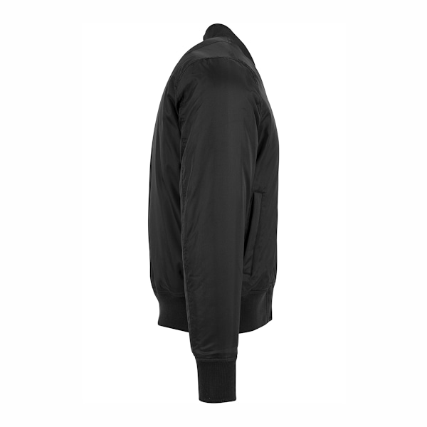 Bygg ditt varumärke Herr Kontrast Bomberjacka 4XL Svart Black 4XL