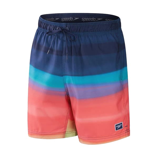 Speedo Herr Gradient Print Badshorts S Coral Gradient Coral Gradient S
