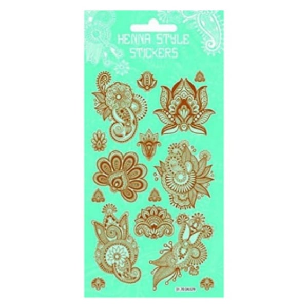 Paper Projects Henna Stickers One Size Röd Red One Size