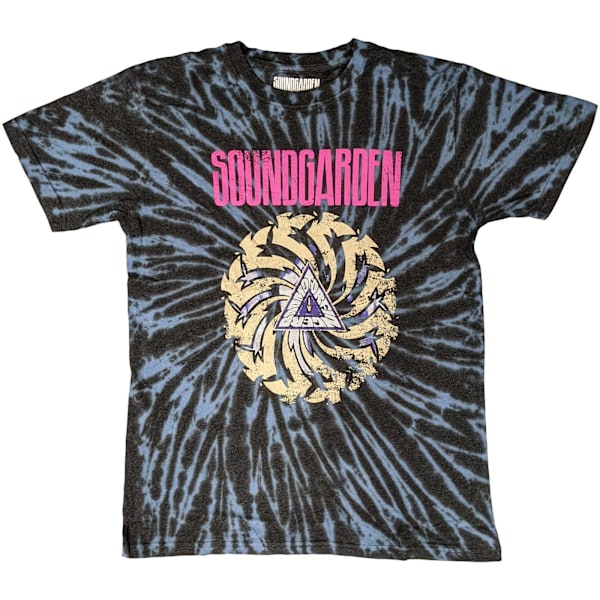 Soundgarden Unisex Vuxen Badmotorfinger Tie Dye T-Shirt L Blå Blue L