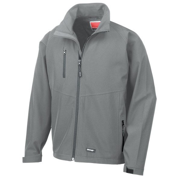 Result Unisex Vuxen Mjuk Skaljacka S Silvergrå Silver Grey S