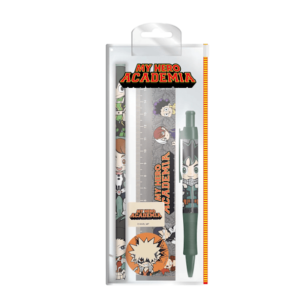 My Hero Academia Chibi Stationery Set One Size Multicoloured Multicoloured One Size