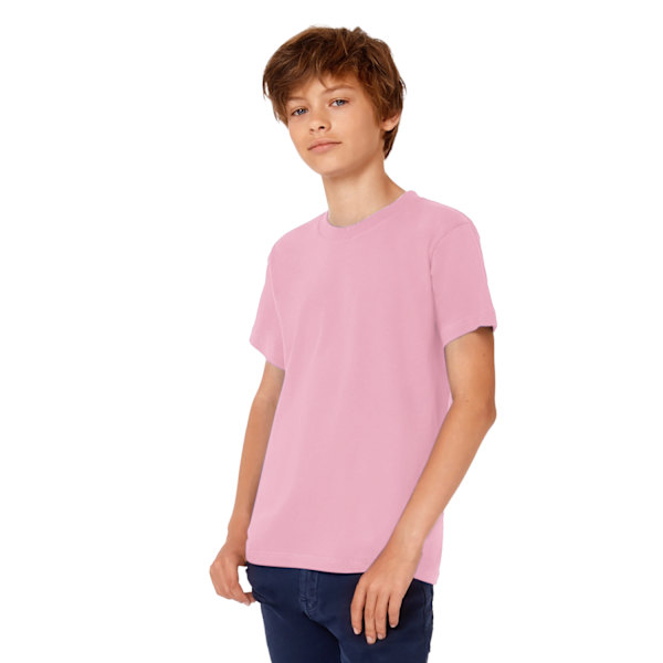 B&C Barn/Barn Exact 190 Kortärmad T-shirt (2-pack) Pink Sixties 5-6
