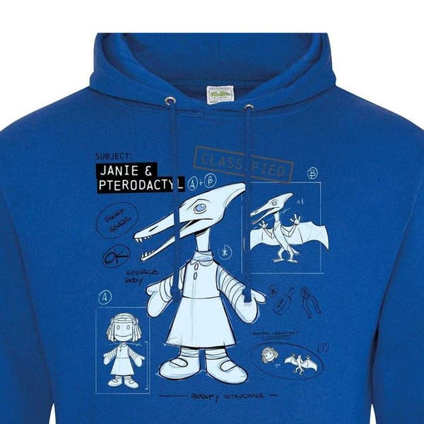 Disney Herr Pterodactyl Hoodie XXL Blå Blue XXL