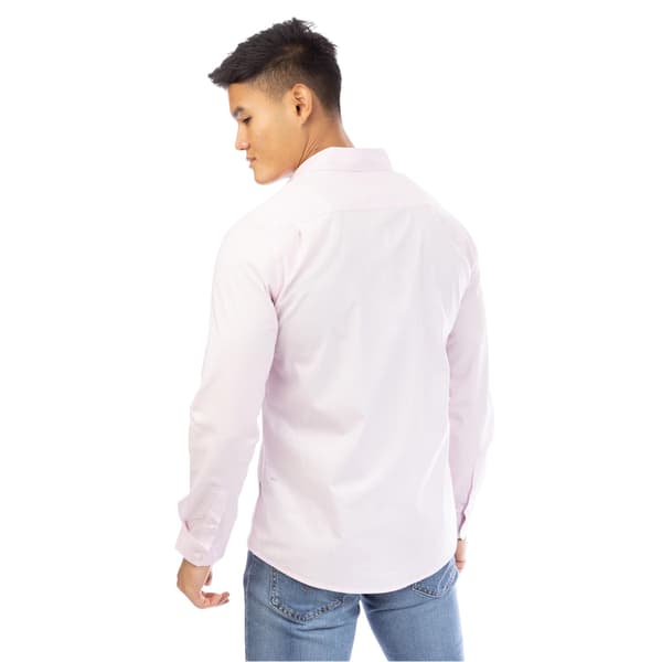 Peter Werth Herr Regular Långärmad Skjorta XL Rosa Pink XL