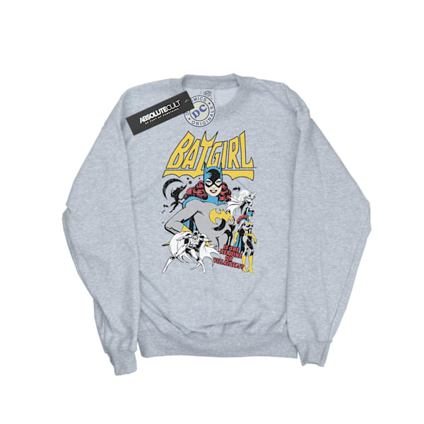 DC Comics Boys Batgirl Hjältinna eller Skurk Sweatshirt 12-13 Y Sports Grey 12-13 Years