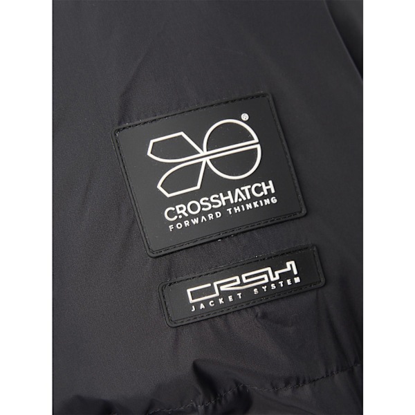 Crosshatch Squadage Panelerad Jacka Herr M Svart Black M