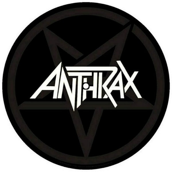 Anthrax For All Kings Skivspelare Slipmat Set En Storlek Svart/Vit Black/White/Blue One Size