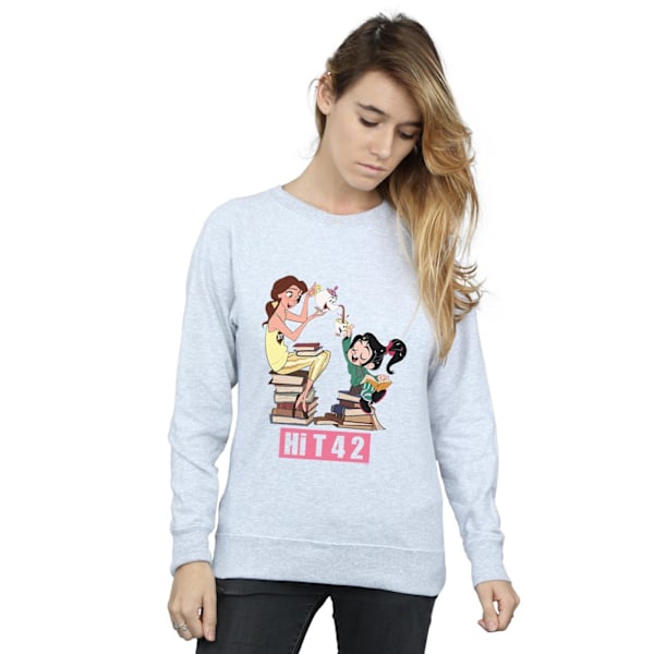 Disney Dam/Kvinnor Wreck It Ralph Belle Och Vanellope Sweatshirt Sports Grey S