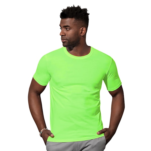 Stedman Stars Mens Morgan Crew Neck Tee XL Green Flash Green Flash XL