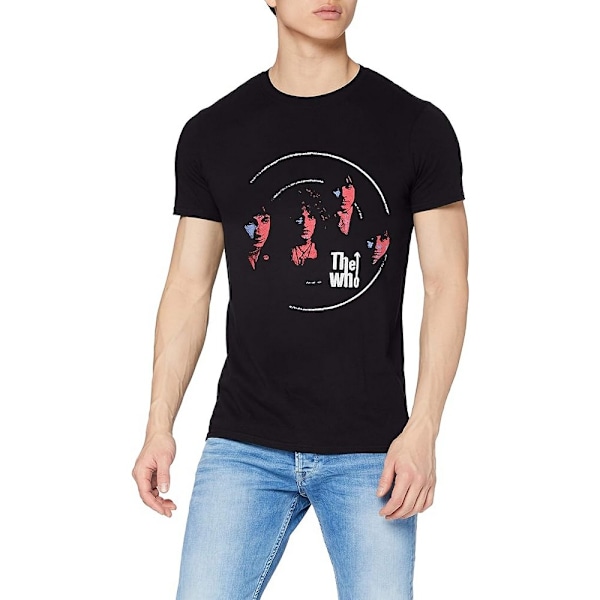 The Who Unisex Adult Soundwaves Bomull T-shirt S Svart Black S