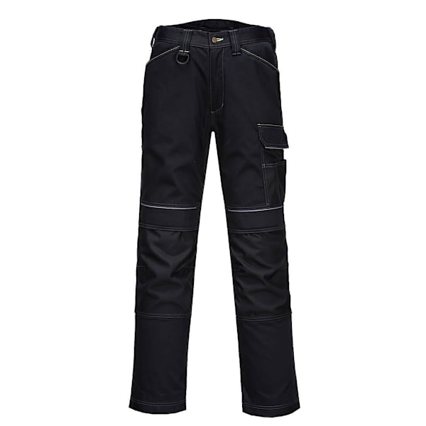 Portwest Dam PW3 Stretch Arbetsbyxor 26R Svart Black 26R
