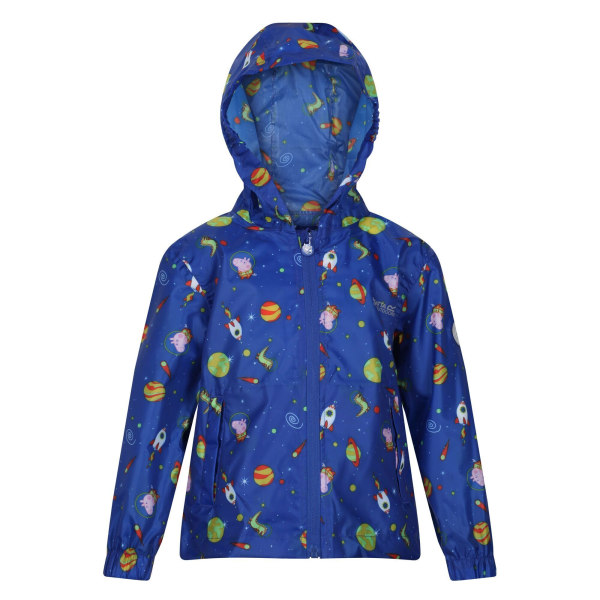 Regatta Childrens/Kids Greta Gris Cosmic Packaway Raincoat 6-12 Surf Spray 6-12 Months